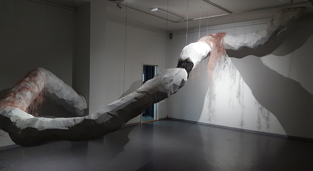 Aeon. Anu Haapanen, Virva Kanerva, Anna Leppä, Janika Salonen. Installation, construction waste.