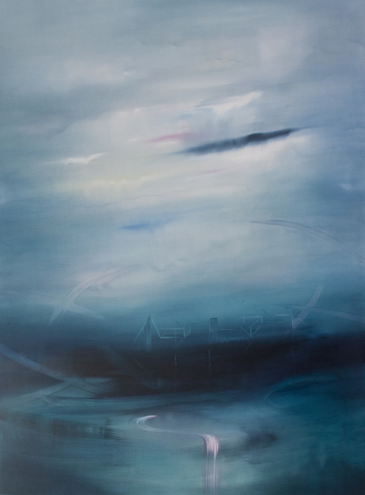 Epifania's Garden, öljy mdf-levylle/oil on board, 140 x 104 cm