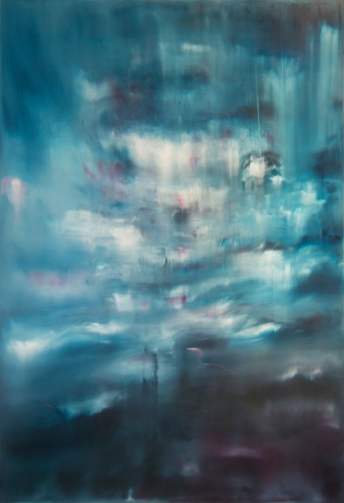 Lament of the Frontier Guard I, 2013, öljy mdf-levylle/oil on board, 140 x 207 cm