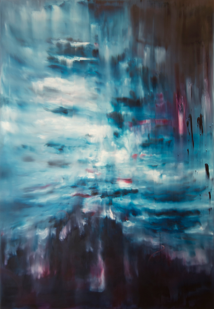 Lament of the Frontier Guard II, 2013, öljy mdf-levylle/oil on board, 140 x 207 cm