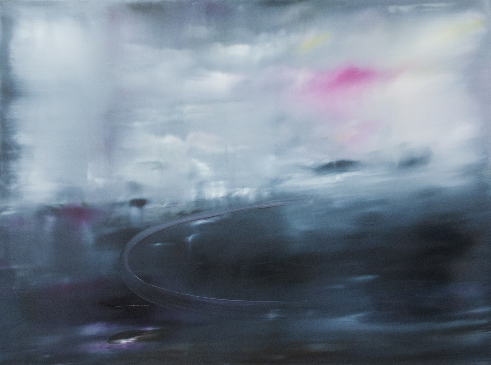 Frontier, 2013, öljy mdf-levylle/oil on board, 104 x 140 cm