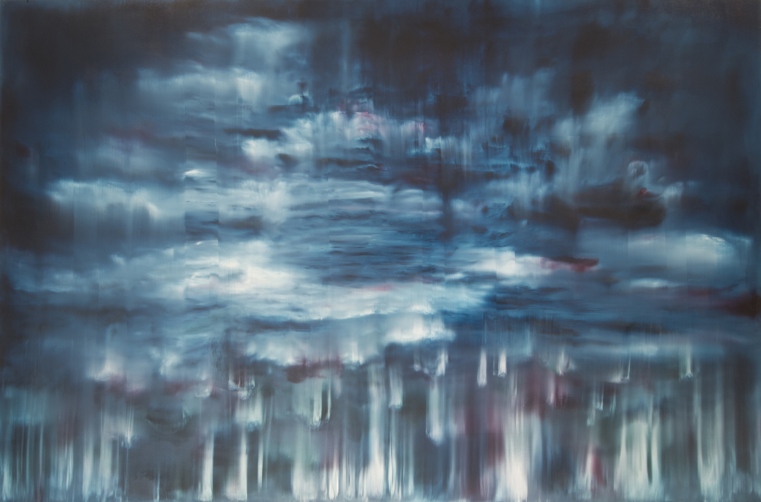 Ghost Field, 2014, öljy mdf-levylle/oil on board, 140 x 207 cm