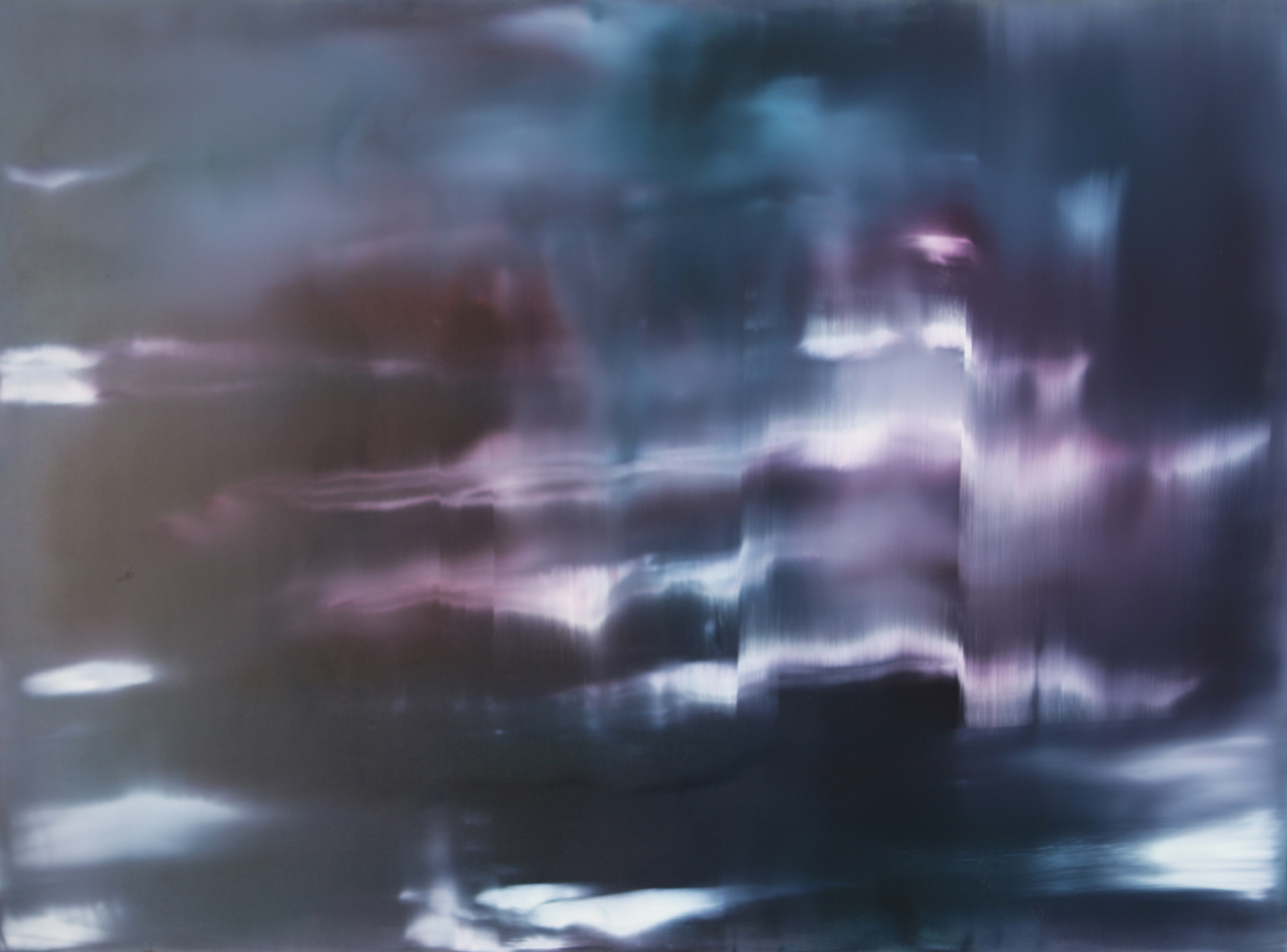 Last Light Spoken II, 2014, öljy mdf-levylle/oil on board, 104 x 140 cm