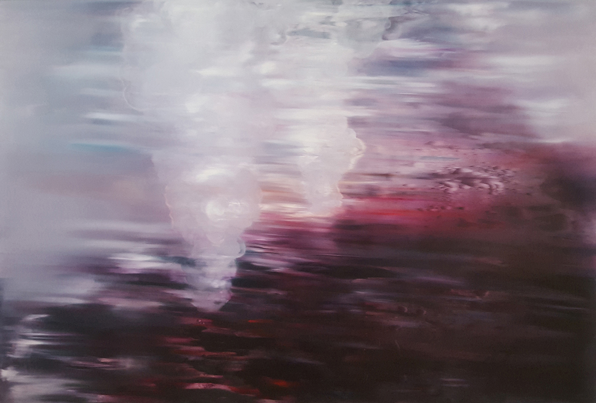 Savumaa, 2016, öljy mdf-levylle/oil on board, 142 x 207 cm