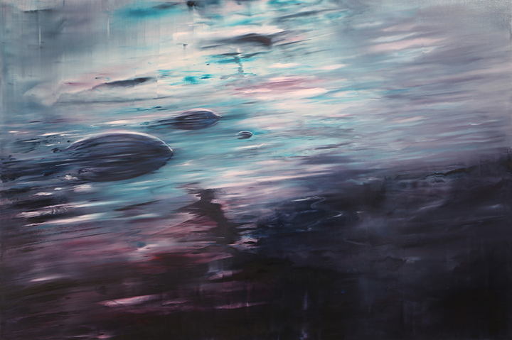 Invasion, 2016, öljy mdf-levylle/oil on board,141 x 207 cm