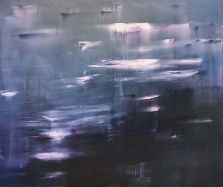 Pilvikolonia, 2016, öljy mdf-levylle/oil on board, 102 x 122 cm