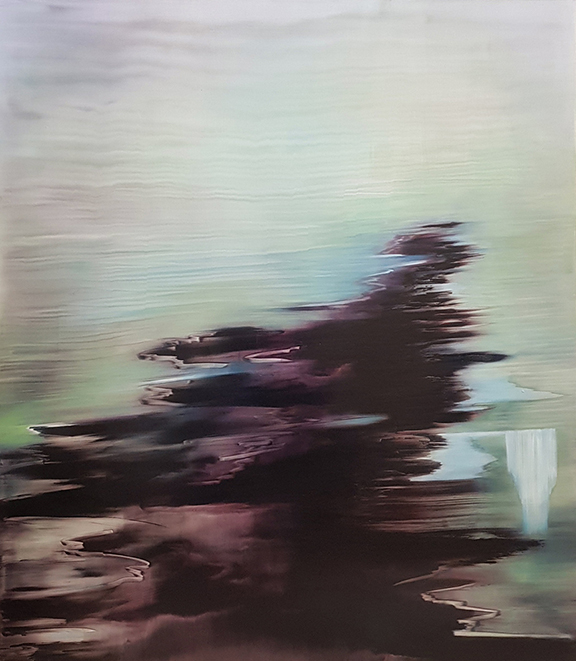 After Island, 2018, öljy mdf-levylle/oil on board, 155 x 135 cm